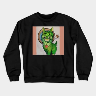 Avacado Llama Misha Crewneck Sweatshirt